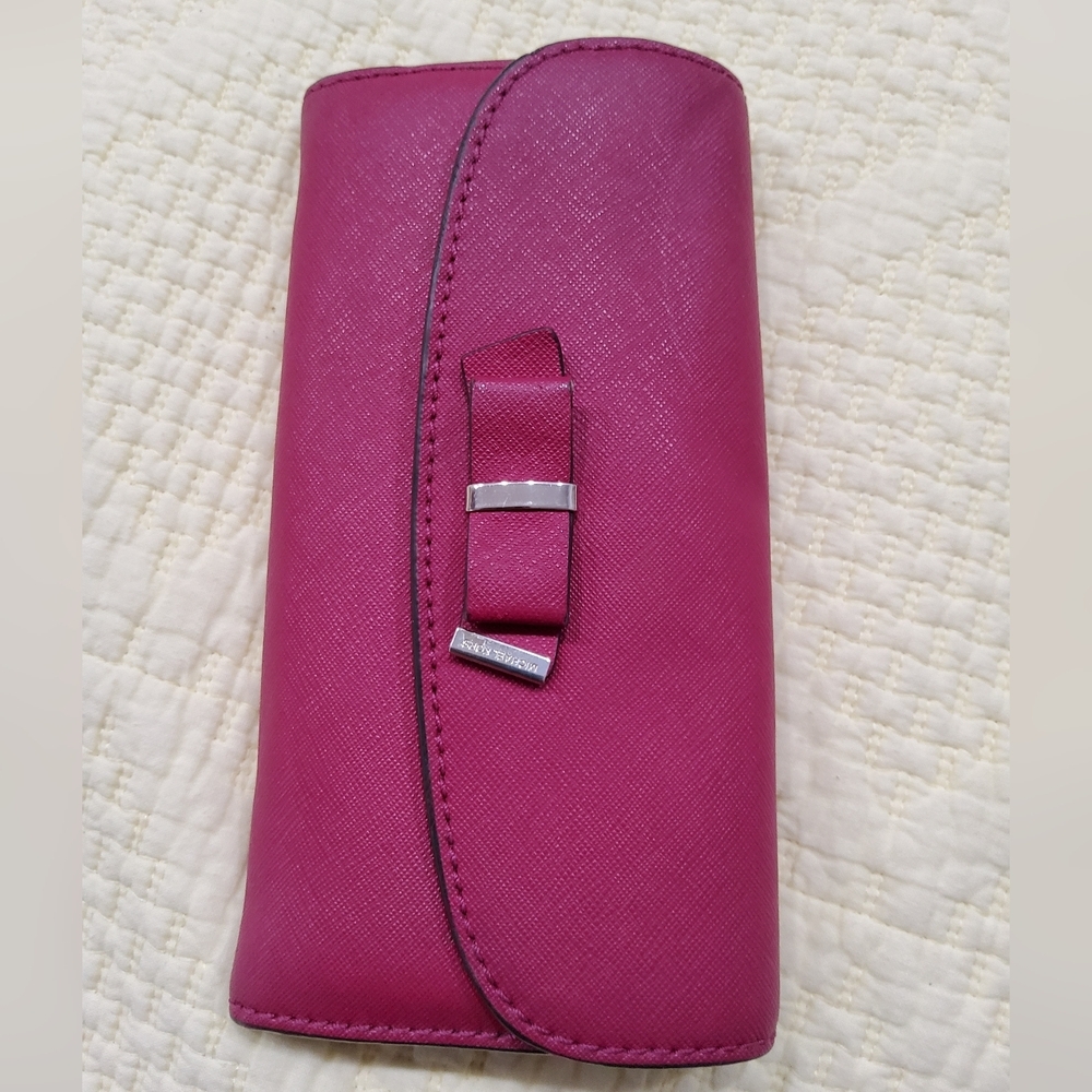 Michael Kors Raspberry Pink Leather Wallet